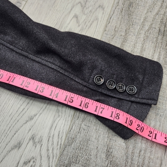 Dolce & Gabbana Men's Double Breasted Black Wool Pea Coat Size 50 EU - Picture 14 of 16